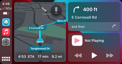 Waze Carplay Interface