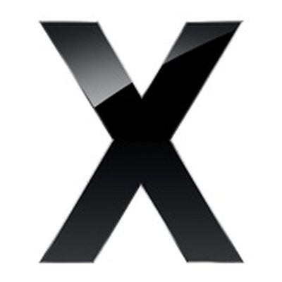os x black x