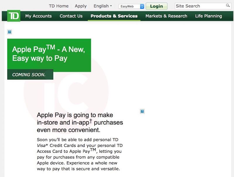 Apple-Pay-TD-Canada-Trust