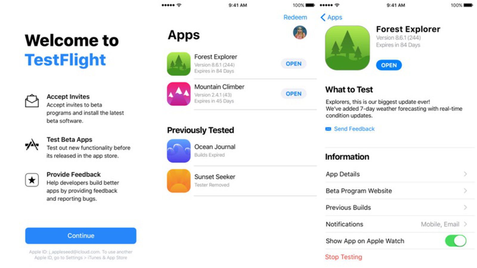 TestFlight Updated With Overhauled Interface iOS 11 - MacRumors