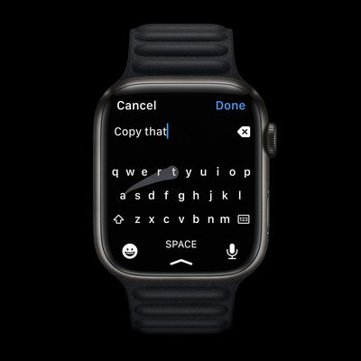 Apple Watch Series 7 Keyboard