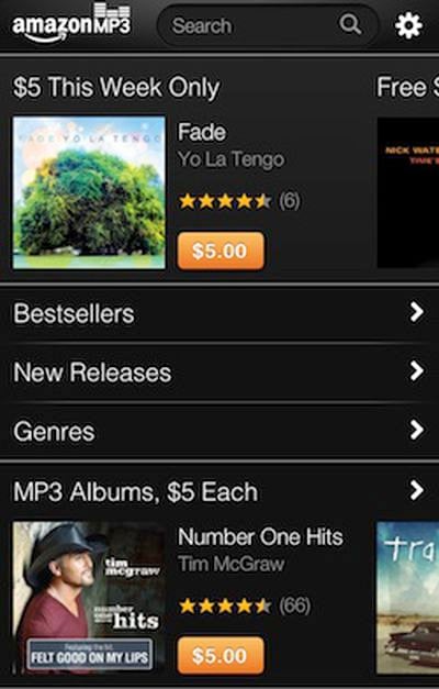 amazonmp3 iphone optimized