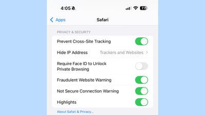 safari ios 18 2 not secure warning