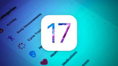 iOS 17 Mock Health Blue Característica