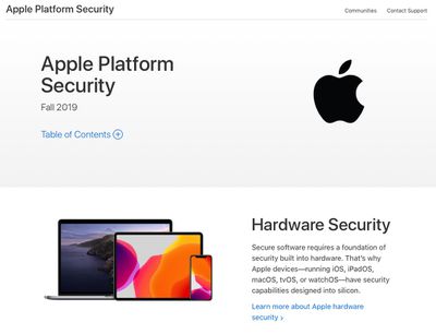 apple platform security site