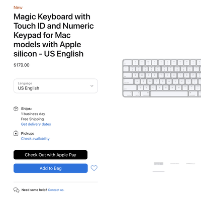magic keyboard touch id