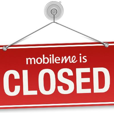mobileme closed sign