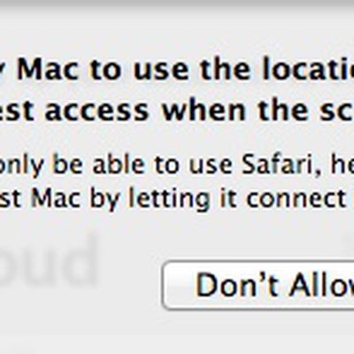 find my mac dialog