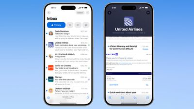 Aplicación de correo iOS 18