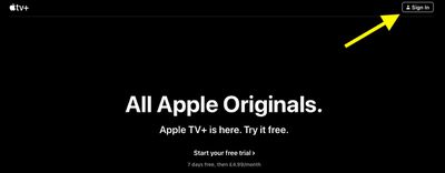 apple tv official website