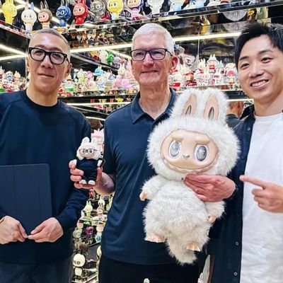 tim cook china popmart