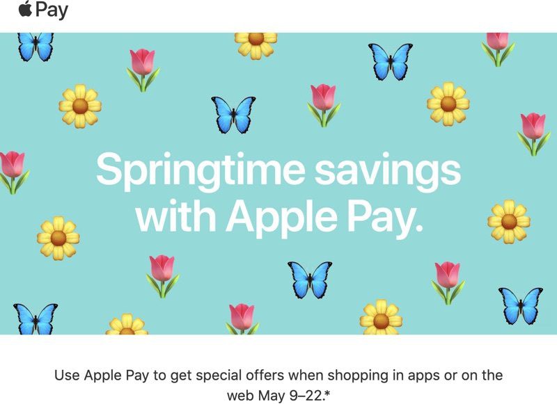 Apple Offers Springtime Apple Pay Promo With Discounts From Postmates, Priceline, Wayfair, Sonic ...