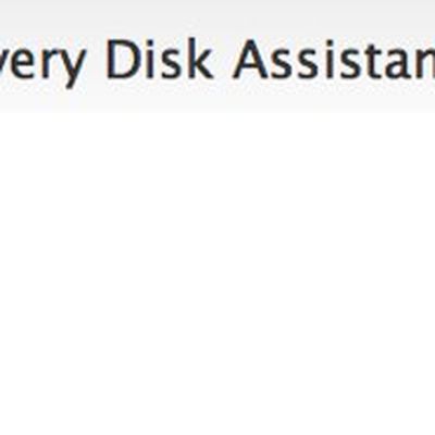 Lion Recovery Disk Assistant
