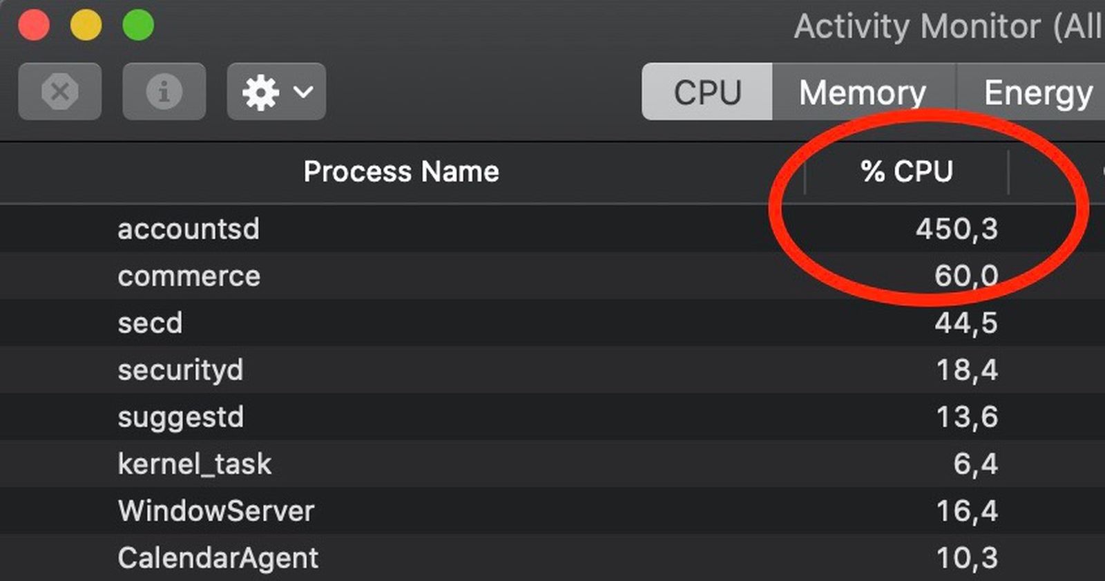 Accountsd: How to Fix High CPU Usage on Mac - MacRumors