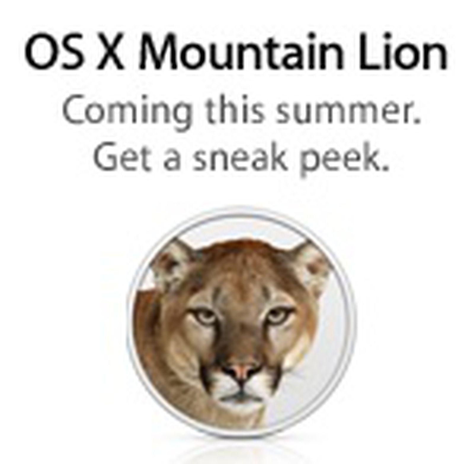 Apple Releases First Developer Preview of OS X Mountain Lion, Public ...