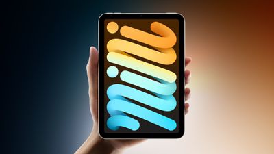 iPad mini 7 features blue and orange colors