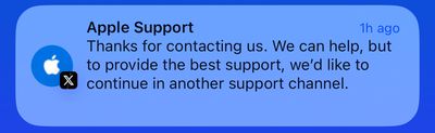 Apple Support X