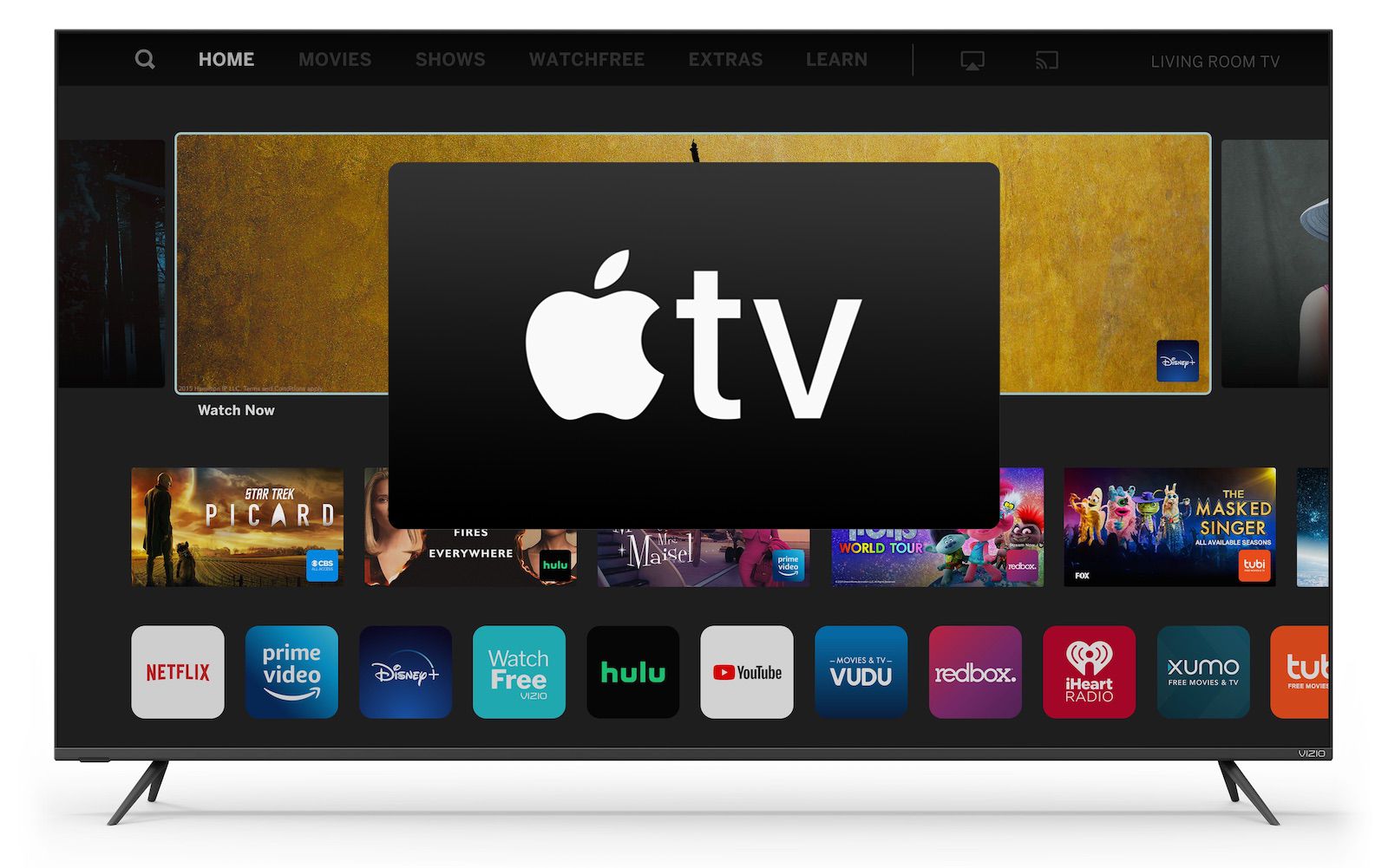 Apple TV Now Available on VIZIO SmartCast TVs in U.S. and Canada With Free Three-Month Apple TV+ Offer - MacRumors