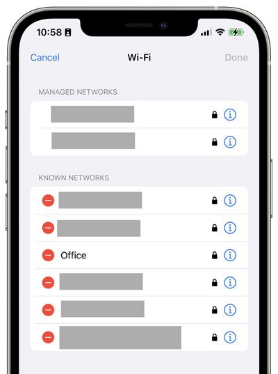 ios 16 manage wifi connections