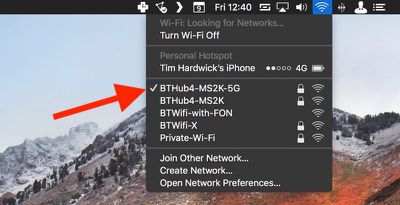 1b Mac wireless network