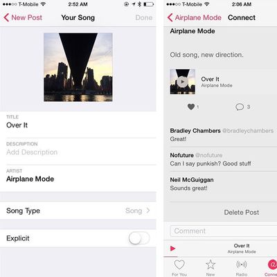 apple music connect