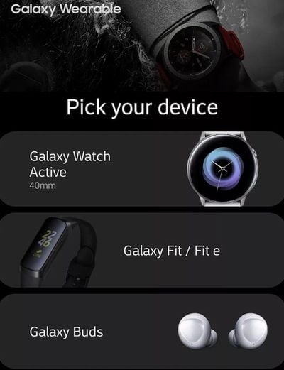 samsung galaxy wearable app