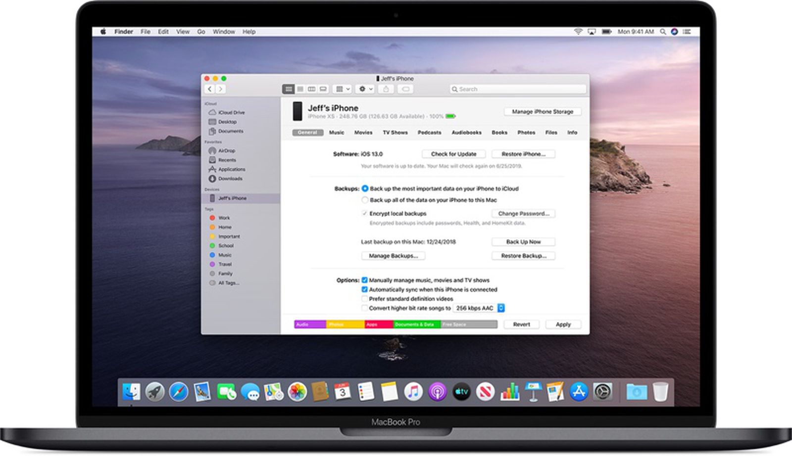 do an icloud backup for mac