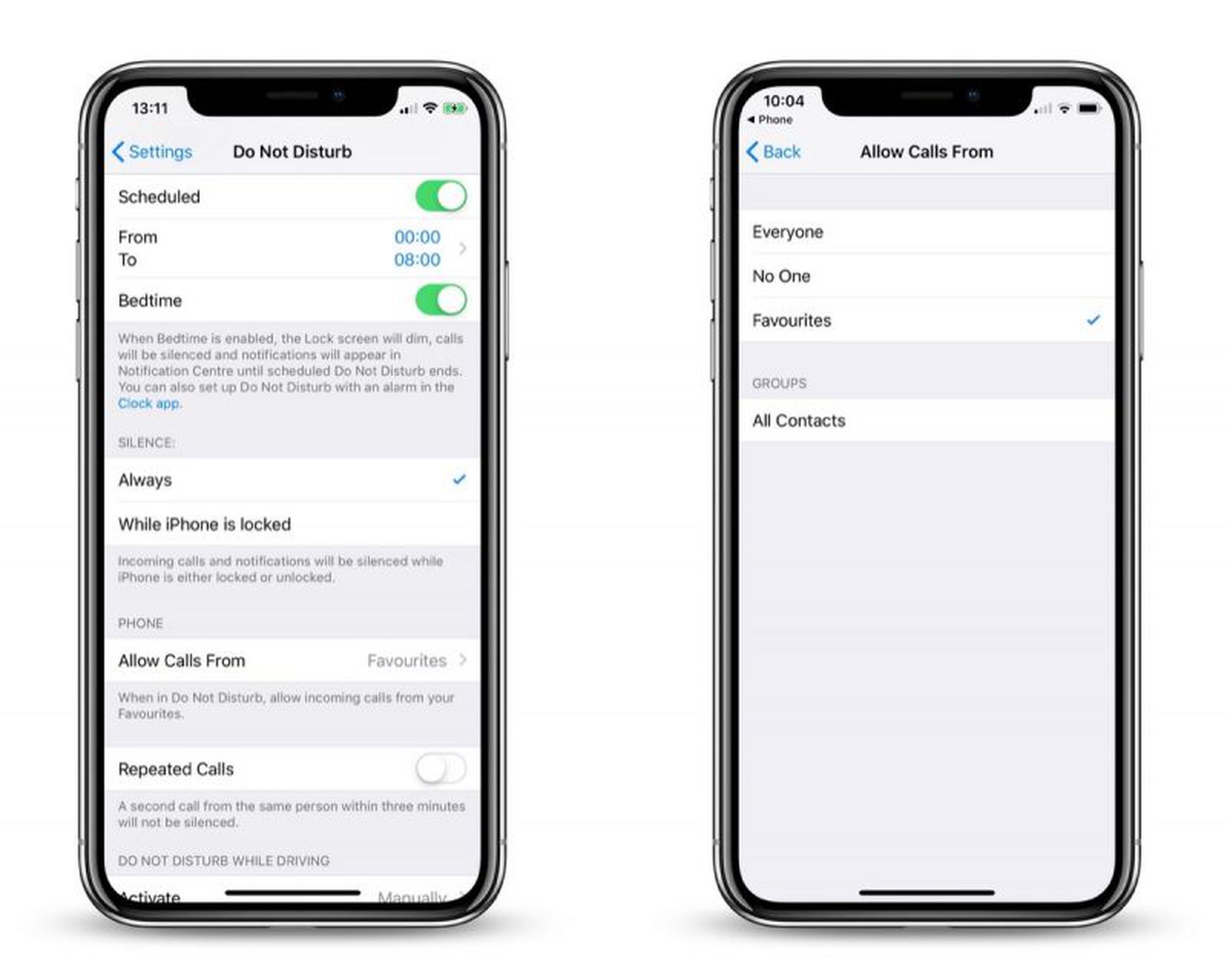 How to Let a Contact Bypass iOS 12's Do Not Disturb Mode Without Adding