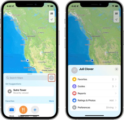 ios 15 maps profile What's new in the iOS 15 Maps App?