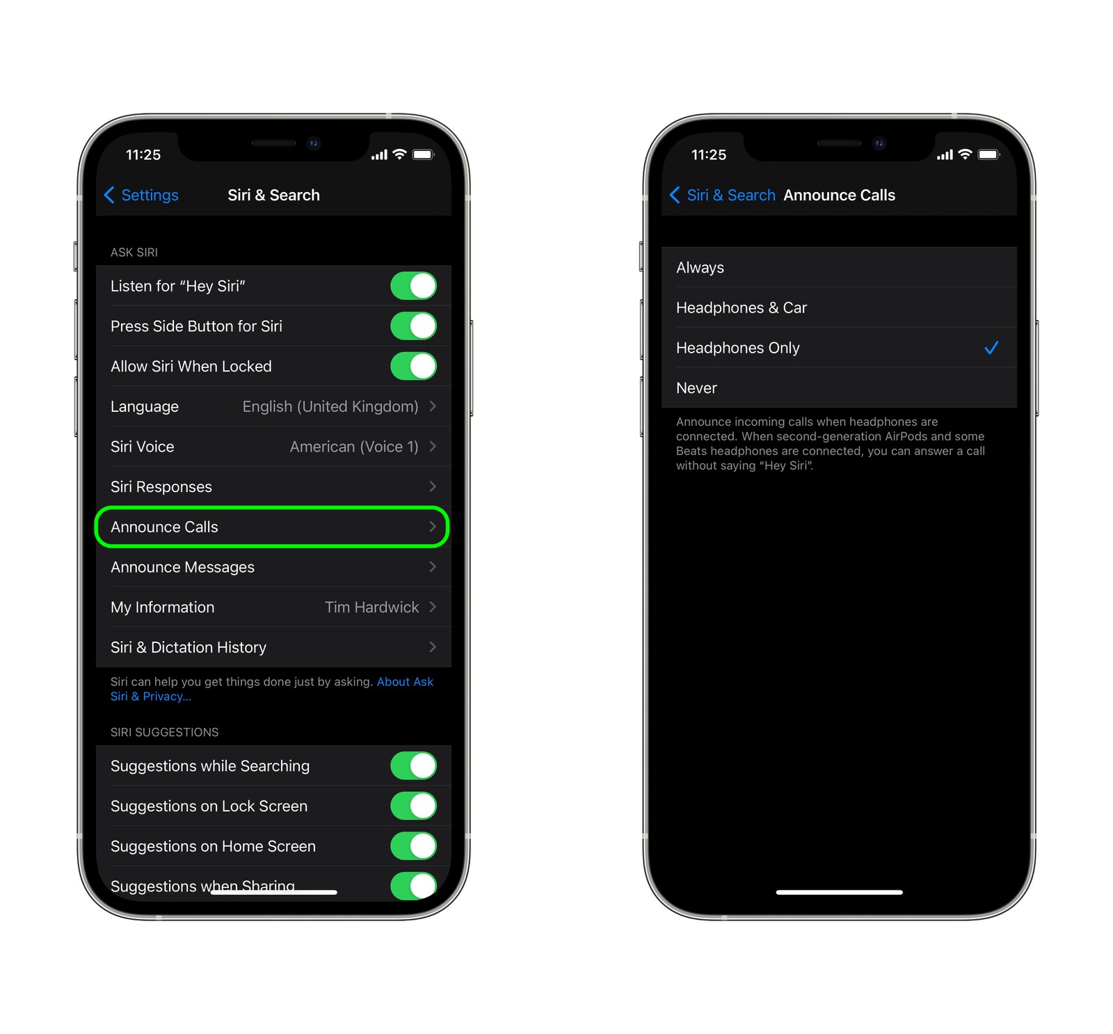 iOS 14.5: How to Answer Calls With Siri When Using Headphones - MacRumors