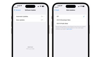 beta updates ios 16 4