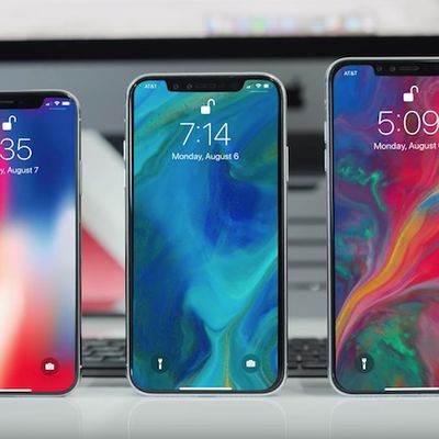 2018 iphones trio mockups