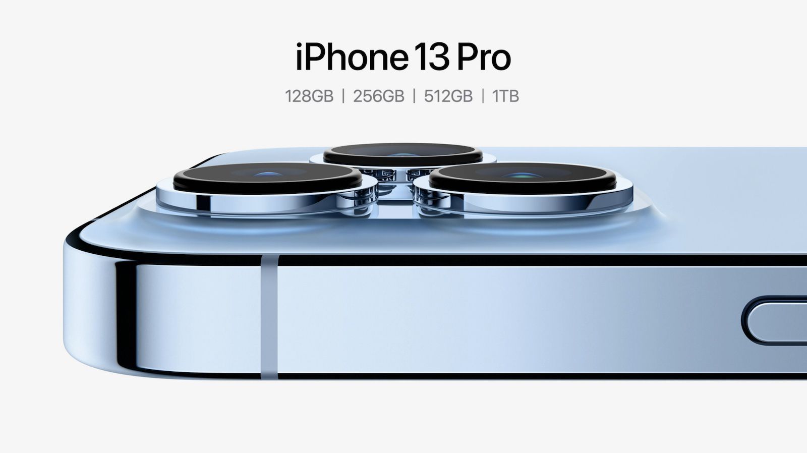 iPhone 13: Pro e ProMax com 128GB e 256GB