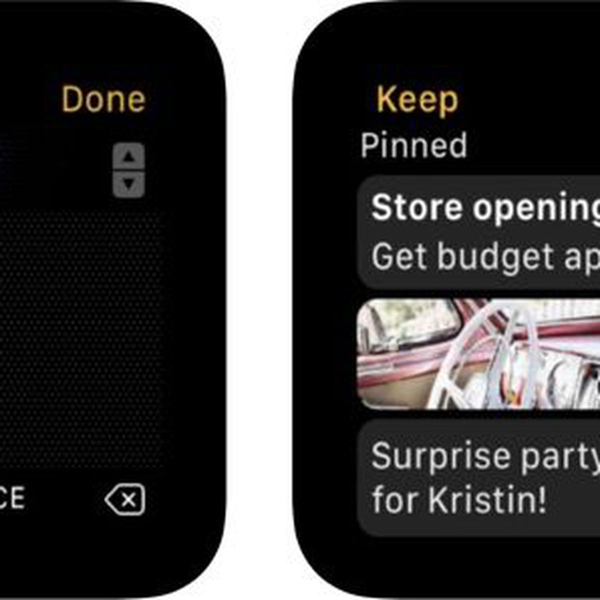 Google keep for apple watch sale