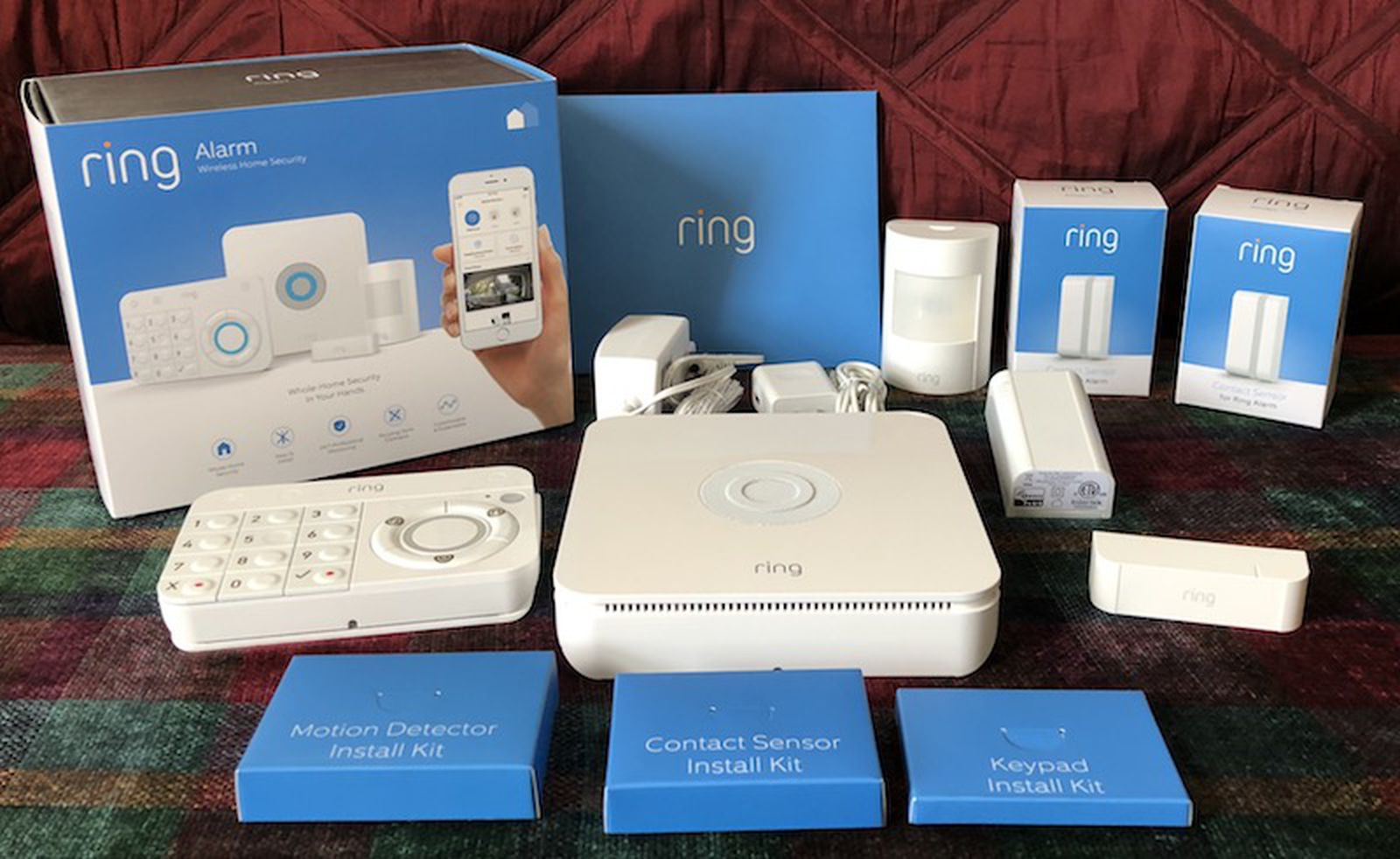 Ring alarm 2024 home setting