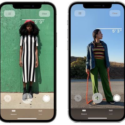 iphone 12 pro measure persons height app
