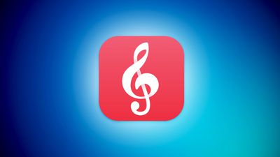 نماد برنامه کلاسیک Apple Music دارای ویژگی آبی است