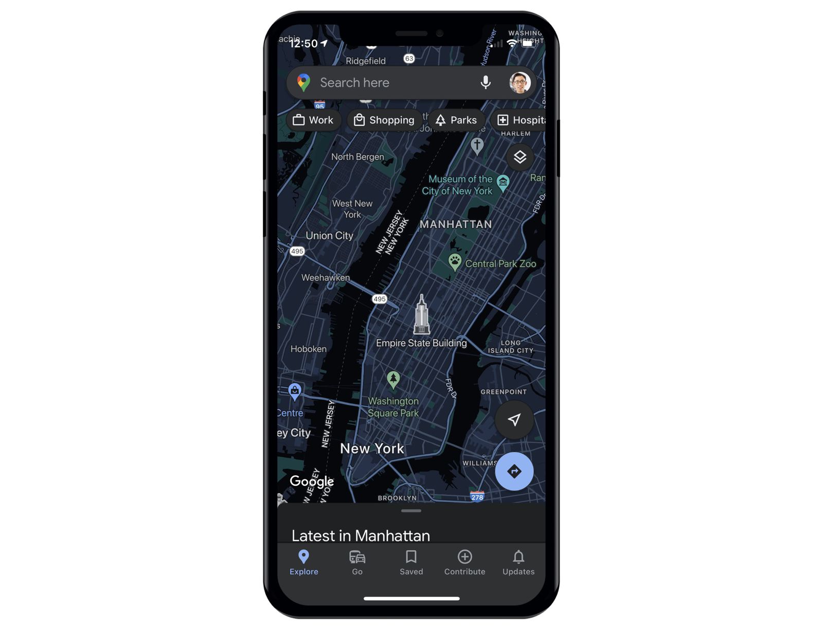Google Maps for iOS Gaining Dark Mode and Messages Integration for Sharing RealTime Location