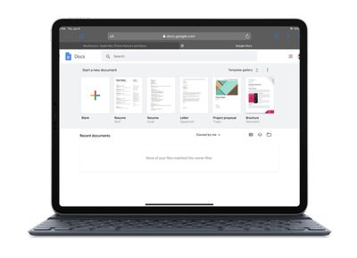 google docs ipados