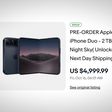 iPhone Duo Resold for $5,000 on eBay After Selling Out