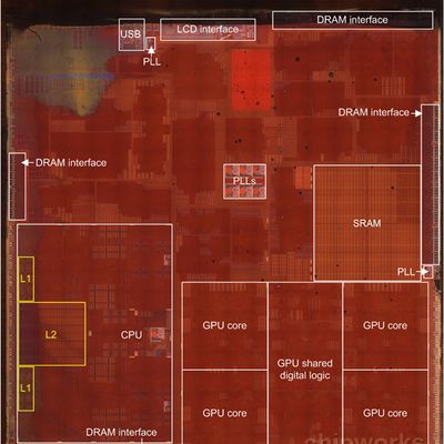 chipworks a7 floorplan