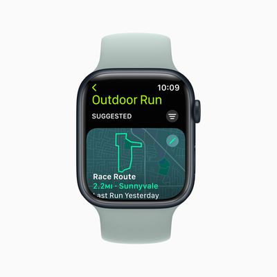 Apple watchOS 9 Race Route 220912 inline