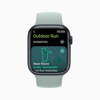 Apple watchOS 9 Race Route 220912 en línea