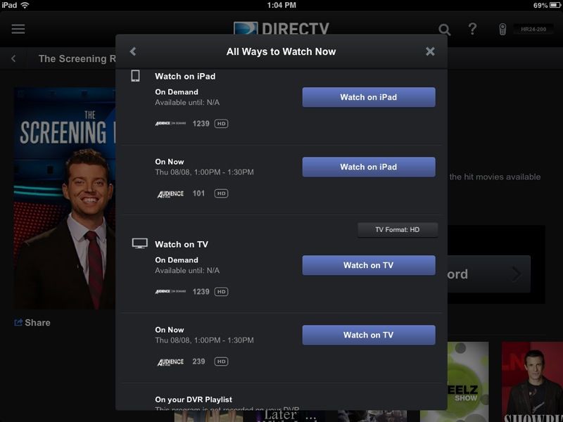 DIRECTV Debuts Revamped iPad App with Improved Browsing and Navigation