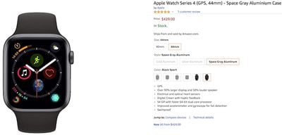 apple watch series 4 amazon