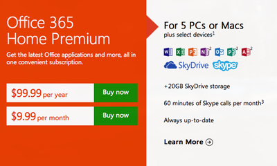 office 365 subscription