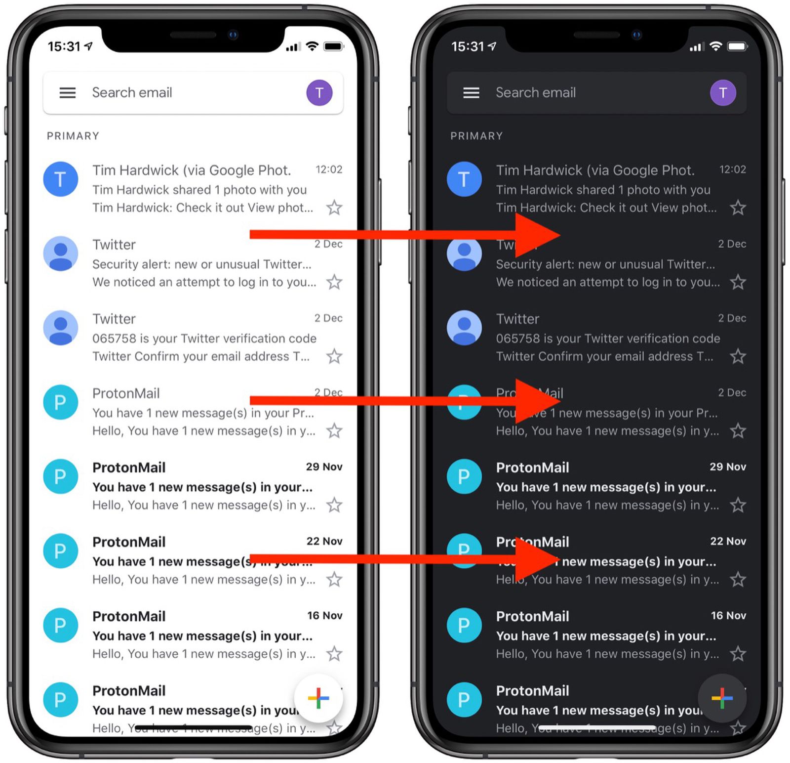 How to Enable Dark Mode in the Gmail iOS App - MacRumors