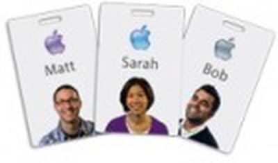 apple employee badges