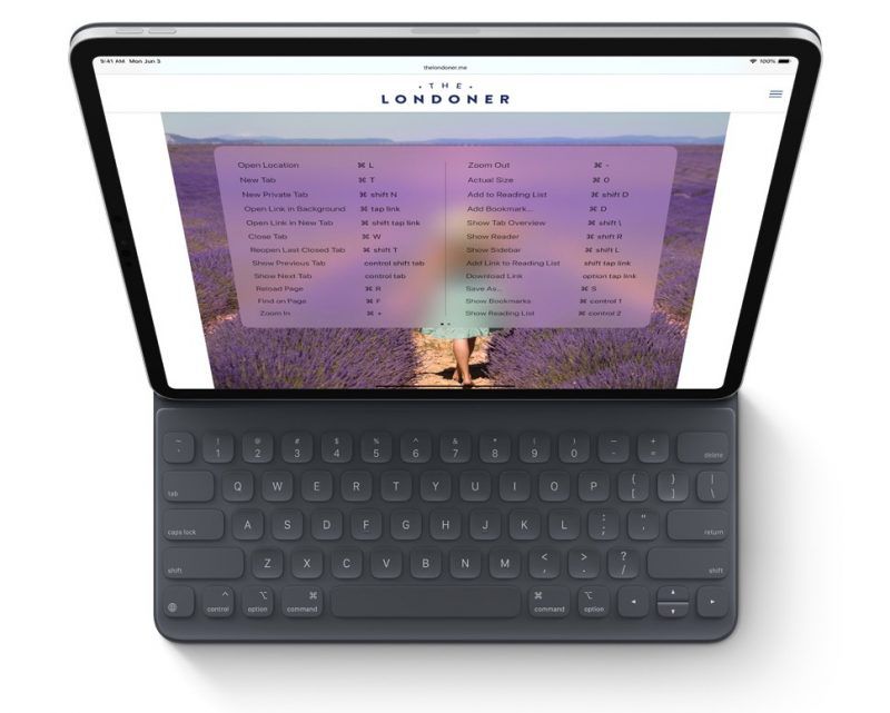 iPadOS Safari 단축키