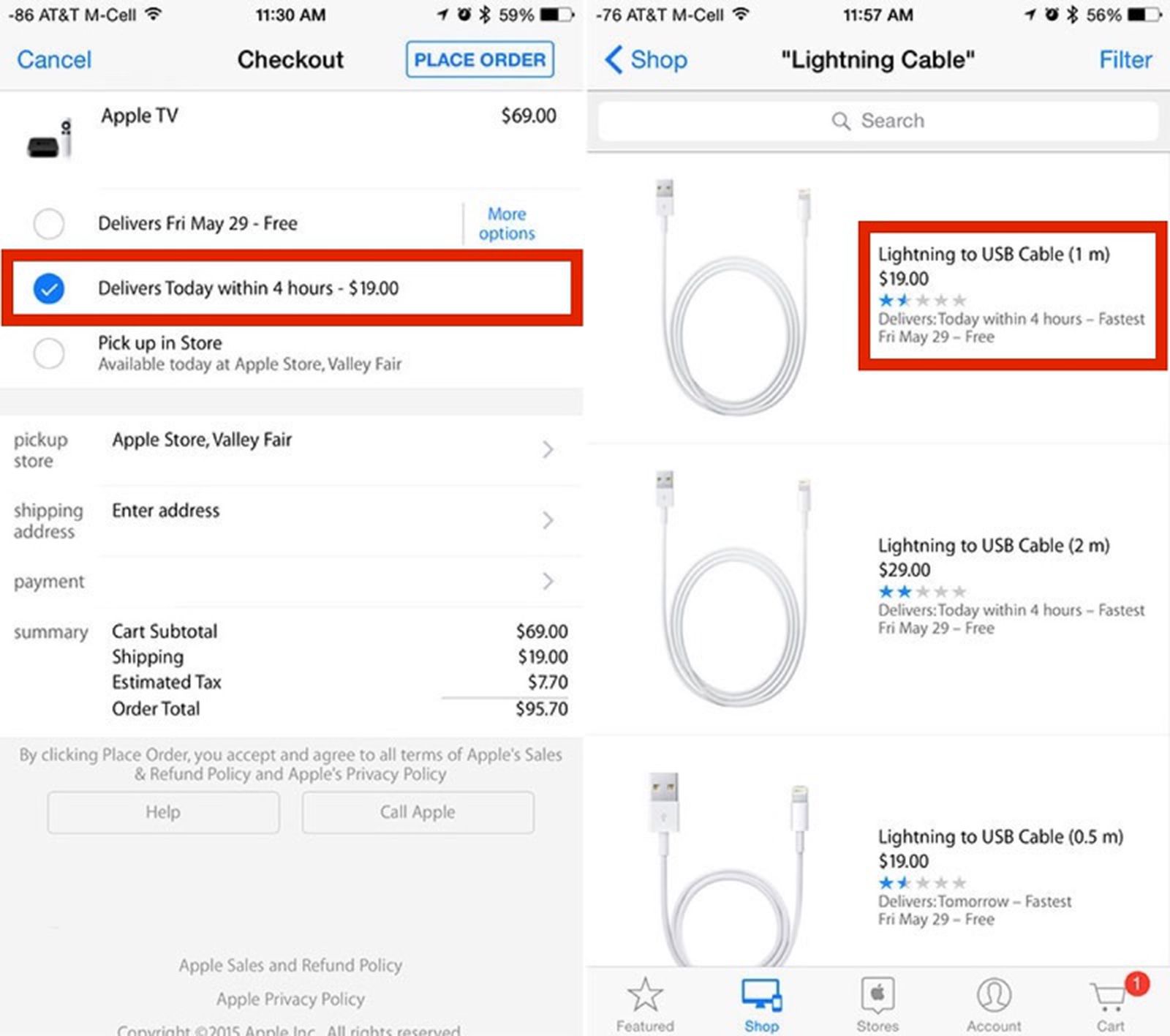 Apple Store App Gains Postmates Integration With SameDay Delivery